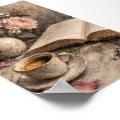 Impression d'art de fleurs de table basse (Coin)