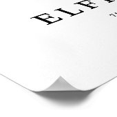 Impression d'art de forme organique abstraite de M (Coin)