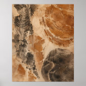 Impression d'art de fouille à l'ocre (Devant)