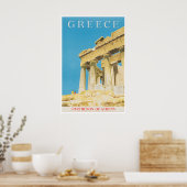 Impression d'art de Grèce Affiche d'Athènes Art gr (Cuisine)