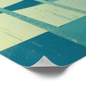 Impression d'art de grenouille et de lotus minimal (Coin)