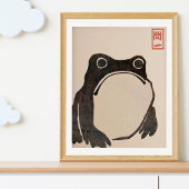 Impression d'art de grenouille japonaise | Style M