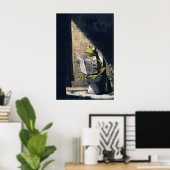 Impression d'art de grenouille ludique - Mur de sa (Bureau à domicile)