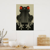 Impression d'art de grenouille moderne Graphique P (Cuisine)
