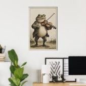 Impression d'art de grenouille vintage, grenouille (Bureau à domicile)