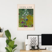 Impression d'art de Gustav Klimt - Affiche du jard (Bureau à domicile)