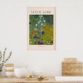 Impression d'art de Gustav Klimt - Affiche du jard (Cuisine)
