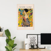Impression d'art de Gustav Klimt - Dame avec l'éve (Bureau à domicile)