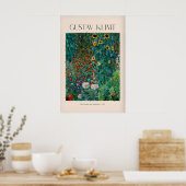 Impression d'art de Gustav Klimt - Jardin de ferme (Cuisine)