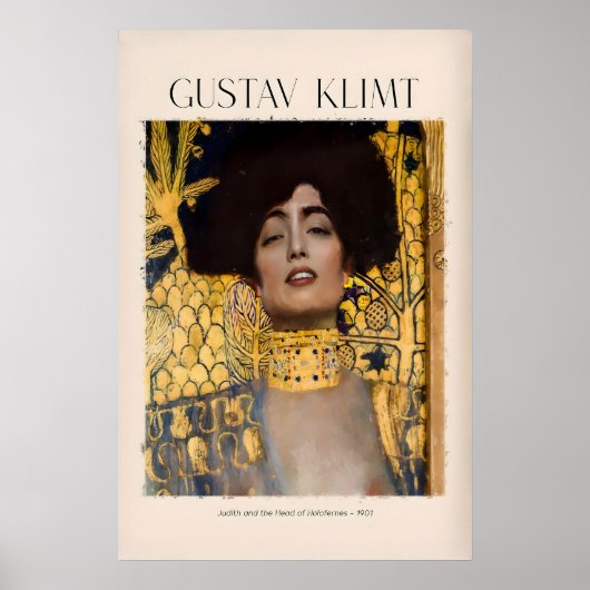 Impression d'art de Gustav Klimt - Judith et Holop (Devant)