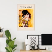 Impression d'art de Gustav Klimt - Le Baiser907 (Bureau à domicile)