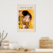 Impression d'art de Gustav Klimt - Le Baiser907 (Cuisine)