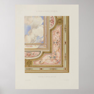 Impression d'art de la chambre Louis XIV de Desain