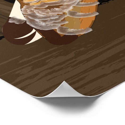 Impression d'art de la chouette de l'étable (Coin)