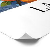 Impression d'art de la Côte d'Amalfi Citrus vibran (Coin)