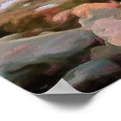Impression d'art de la côte rocheuse de Puerto Val (Coin)