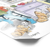 Impression d'art de la danse de cuisine (Coin)