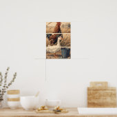 Impression d'art de la faune fantaisiste de la fer (Cuisine)