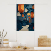 Impression d'art de la Fête des Lanternes - Rue du (Cuisine)