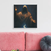 Impression d'art de la figure encapuchonnée de la (Insitu(Salon))