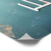 Impression d'art de la fleur de cerisier du mont F (Coin)