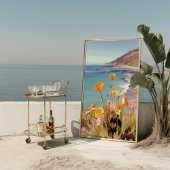 Impression d'art de la fleur de l'État de Californ