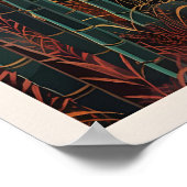 Impression d'art de la forêt de bambou automnale j (Coin)