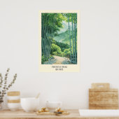 Impression d'art de la forêt de bambou japonaise F (Cuisine)