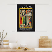 Impression d'art de la garde-robe du théâtre vinta (Cuisine)