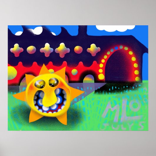 Impression d'art de la maison du Soleil (Devant)