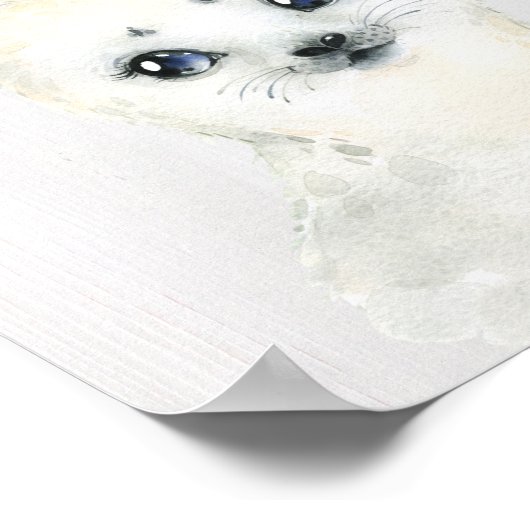 Impression d'art de la nurserie de bébé phoques (Coin)