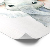 Impression d'art de la nurserie de la jungle d'élé (Coin)