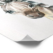 Impression d'art de la nurserie de la jungle Safar (Coin)