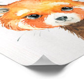 Impression d'art de la nurserie de Panda roux (Coin)