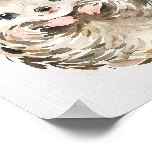 Impression d'art de la pépinière du hérisson (Coin)