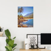 Impression d'art de la plage tropicale de Yelapa a (Bureau à domicile)