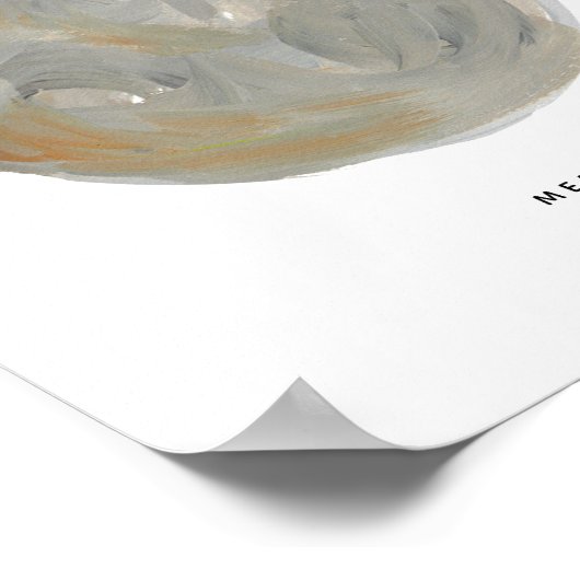 Impression d'art de la planète Mercure peinte (Coin)