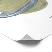 Impression d'art de la planète peinte Saturne (Coin)