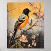 Impression d'art de la poster de Baltimore Oriole, (Devant)