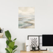 Impression d'art de la rive de la marée pâle (Bureau à domicile)