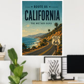 Impression d'art de la route californienne 66 High (Bureau à domicile)