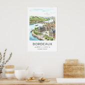Impression d'art de la ville de Bordeaux, scène de (Cuisine)