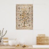 Impression d'art de l'arbre de vie ottoman floral  (Cuisine)
