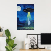 Impression d'art de l'enlèvement par un fantôme Ha (Bureau à domicile)