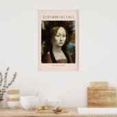 Impression d'art de Léonard de Vinci - Ginevra de (Cuisine)