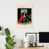 Impression d'art de Léonard de Vinci - La Cène (Bureau à domicile)