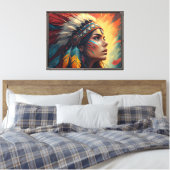 Impression d'art de l'esprit tribal coloré (Insitu(Chambre))
