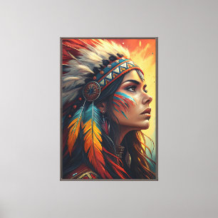 Impression d'art de l'esprit tribal coloré