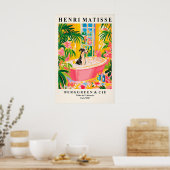 Impression d'art de lévrier dans une baignoire de (Cuisine)