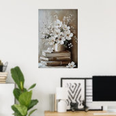 Impression d'art de livre de fleurs de printemps, (Bureau à domicile)